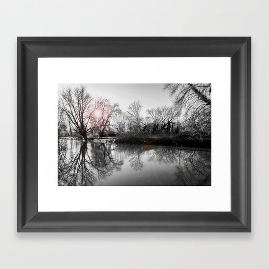 TREE-FLECTION Framed Art Print