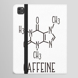 Caffeine Molecular Structure Chemistry iPad Folio Case