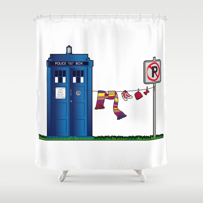 Doctor Who Tardis Wardrobe Shower Curtain By Logoloco Society6 Doctor Who Tardis Wardrobe Shower Curtain