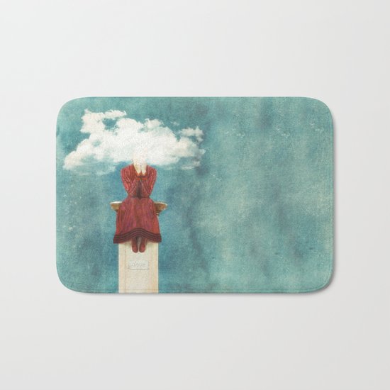 LOVE - Head in the Clouds Bath Mat
