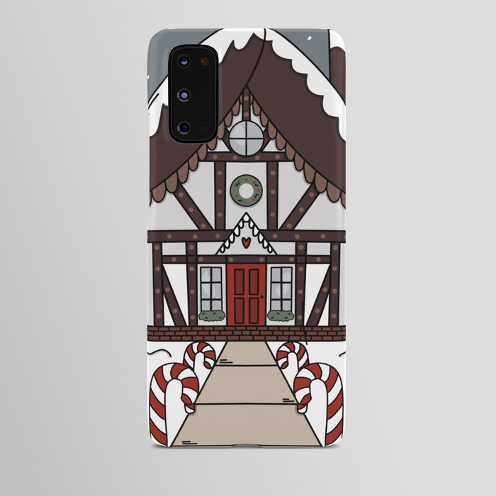 Winter Cottage Android Case