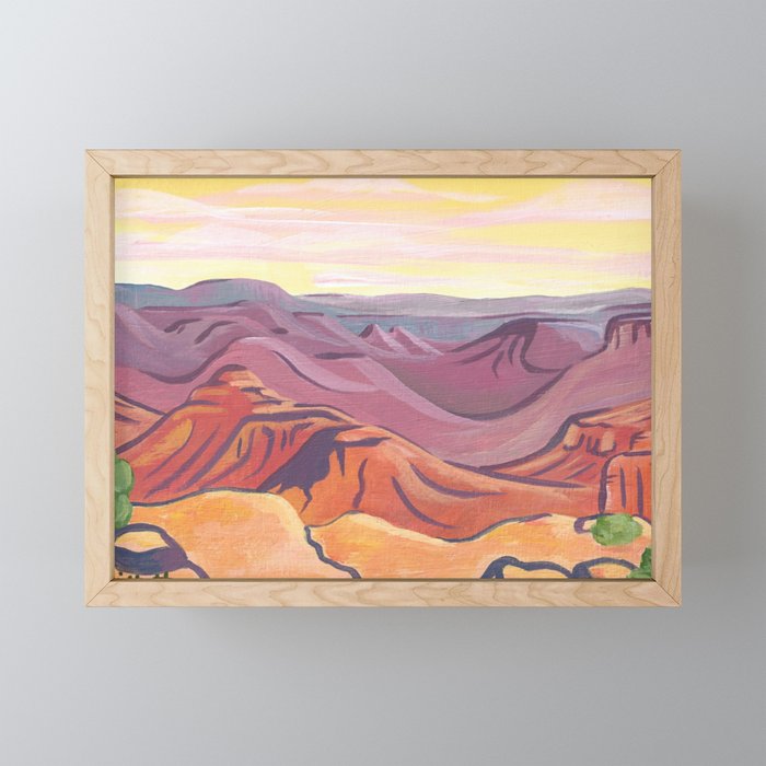 Grand Canyon Landscape Framed Mini Art Print