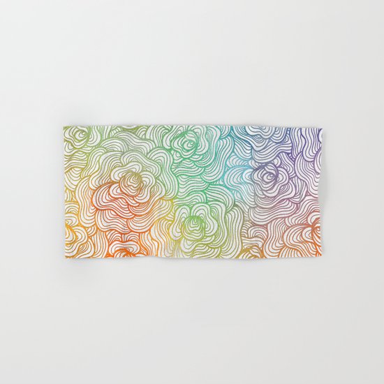 Abstract Roses 2 Hand & Bath Towel