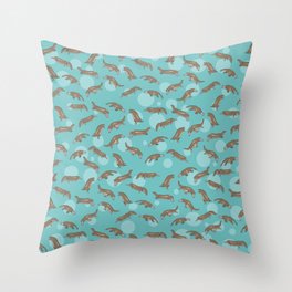 Platypus Pattern Throw Pillow