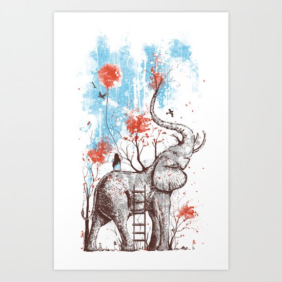 A Happy Place Art Print