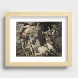 Cadmus slaying the dragon Recessed Framed Print
