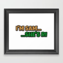 Intro Quote Framed Art Print
