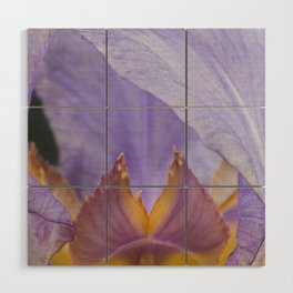 Iris Flower Wood Wall Art