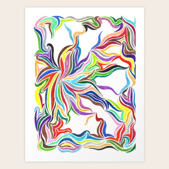 Streamers Art Print