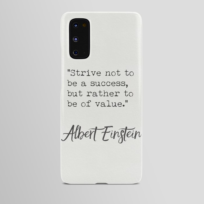  Albert Einstein Growth Quotes Android Case