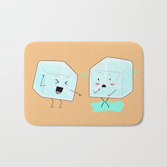 Ice cube problems Bath Mat