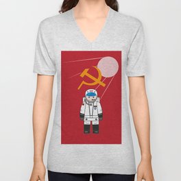 SOVIET V Neck T Shirt
