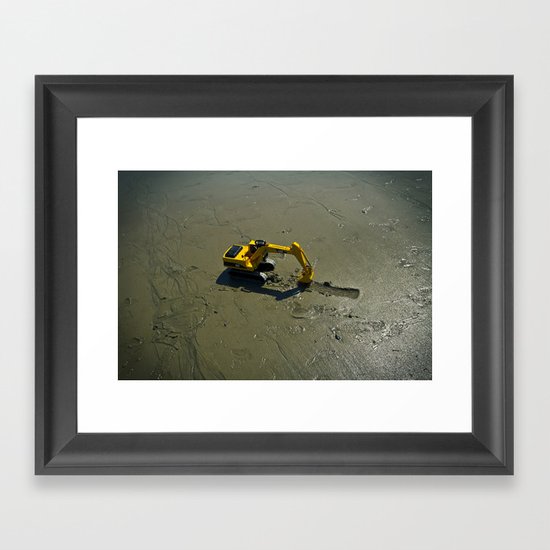 Little helper Framed Art Print