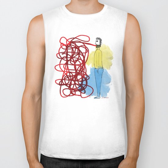 Something hard to say Biker Tank