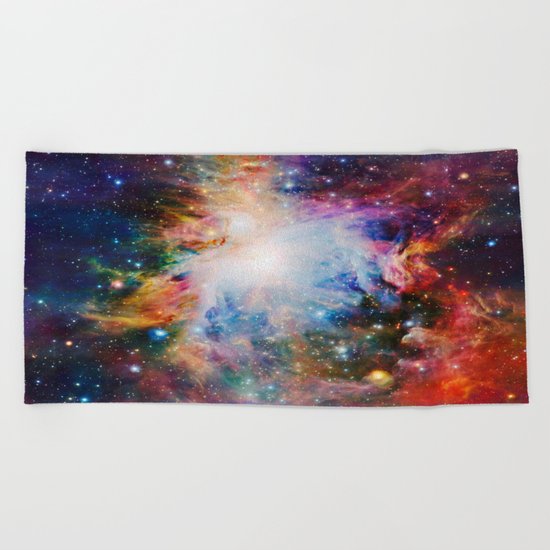 Rainbow Orion NEBulA Beach Towel