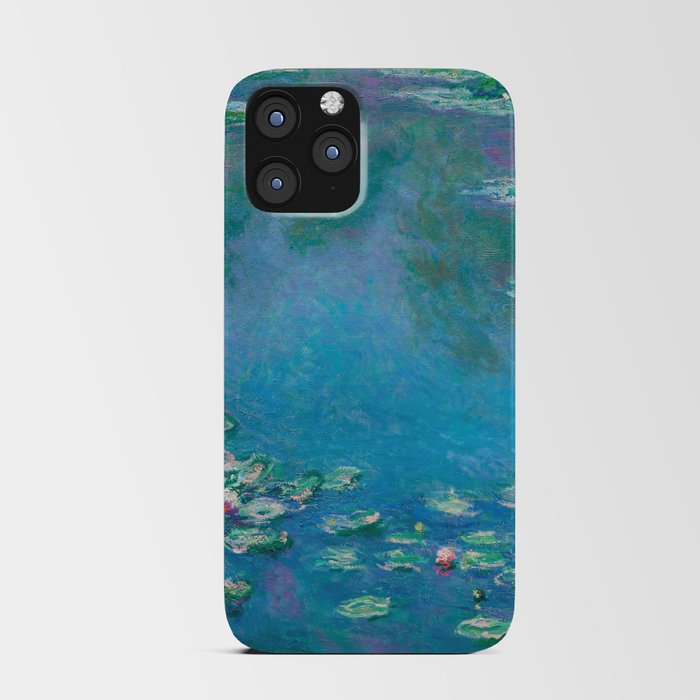 Blue Water Lilies, Monet, Art Print iPhone Card Case