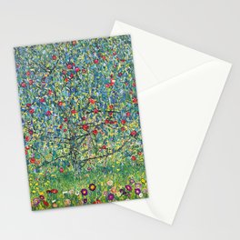Gustav Klimt - Apple Tree Stationery Card