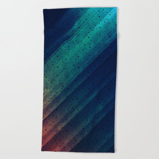 Escape Reality Abstract Print Beach Towel