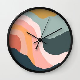 Minimal Landscape #9 - Modern Art Print Wall Clock