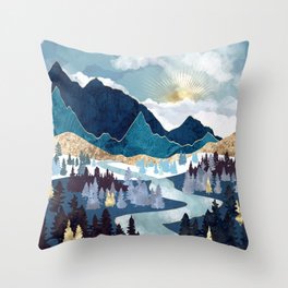 Valley Sunrise Throw Pillow