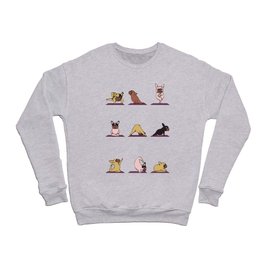 French Bulldog Yoga Crewneck Sweatshirt