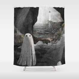 The Caves are Haunted Shower Curtain