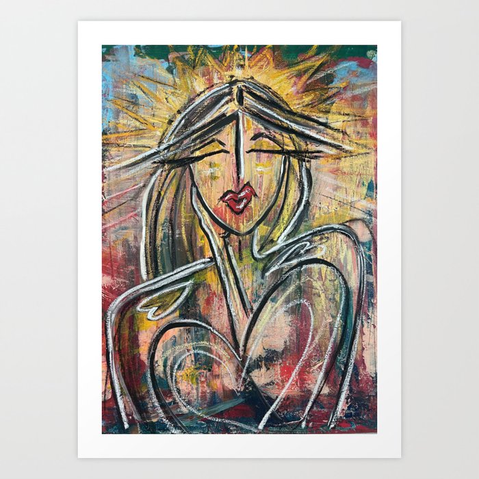 Goddess Collection | Glow Up Art Print