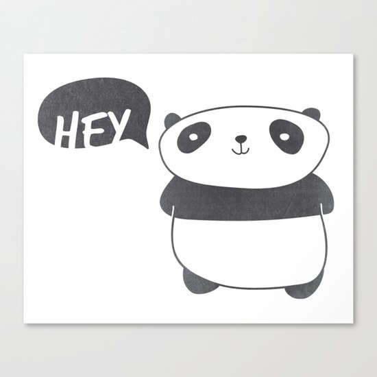 Panda Friend Canvas Print