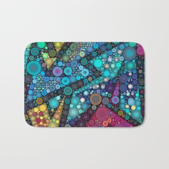 Disco Bubbles Bath Mat