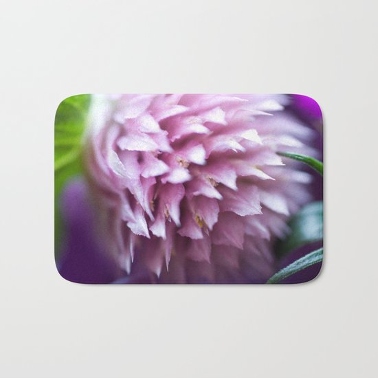 Bright-Pink Flower #1 #art #society6 Bath Mat