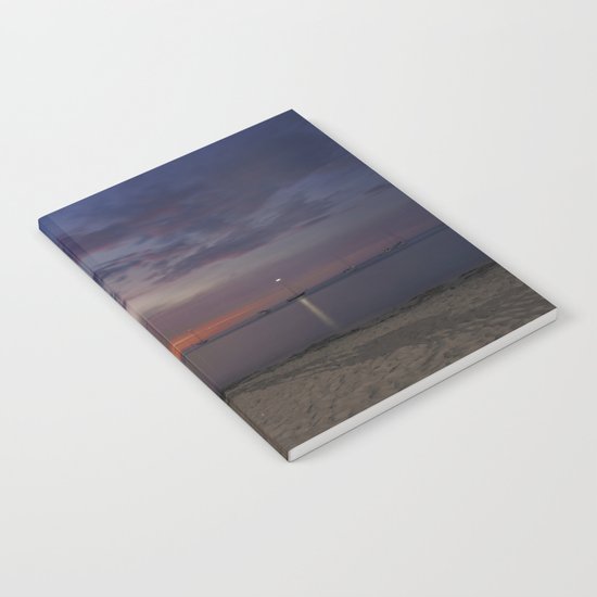 Front Beach After sunset Notebook