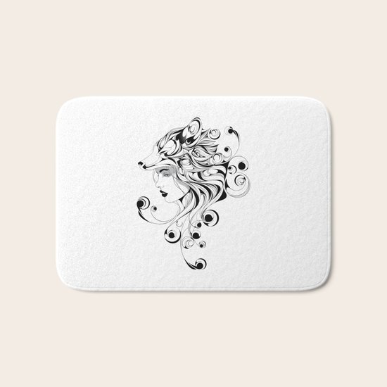 Fox Girl Bath Mat