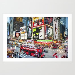 Times Square II Special Edition II Art Print
