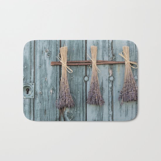 Lavender - Summer Provence purple Flower Flowers my love #Society6 Bath Mat