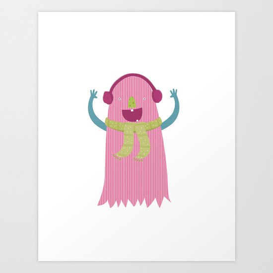 PINK MONSTER Art Print