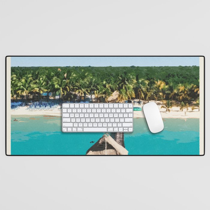 Visit Cozumel  Desk Mat