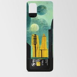 Abstract Futuristic Cityscape Android Card Case