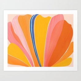 Bloom Abstract Floral Art Print