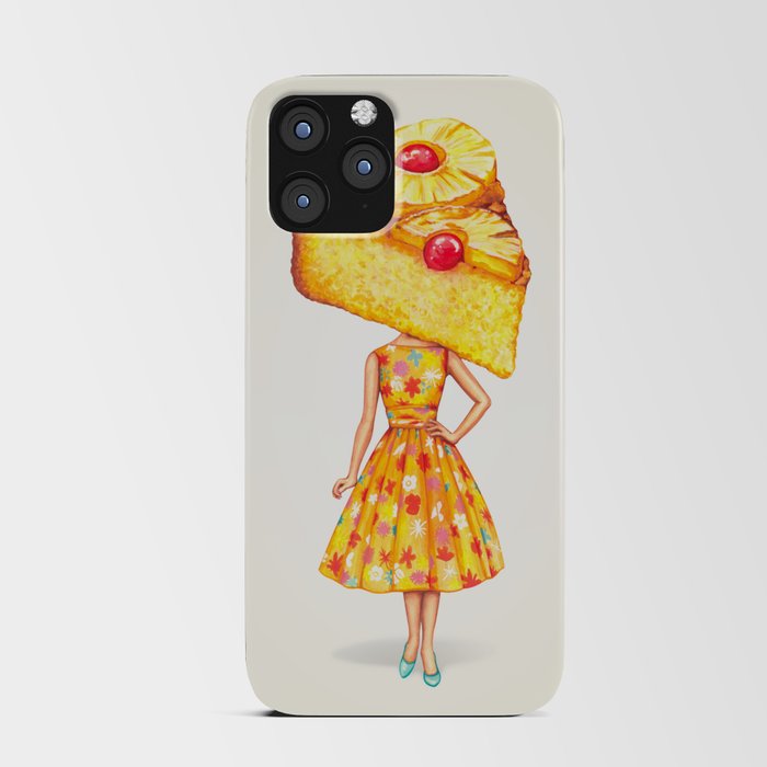 Cake Head Pin-Up: Pineapple Upside-down Cake iPhone Card Case