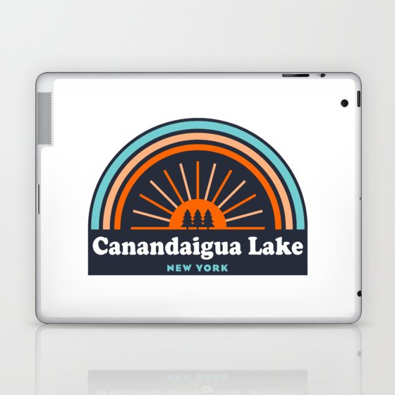 Canandaigua Lake New York Rainbow Laptop & iPad Skin