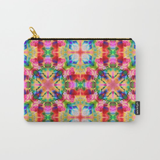 Colors of the kaleidoscope. Colorful ornament. Carry-All Pouch