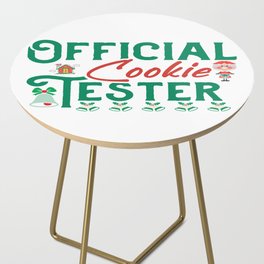 Official Cookie Testers Side Table