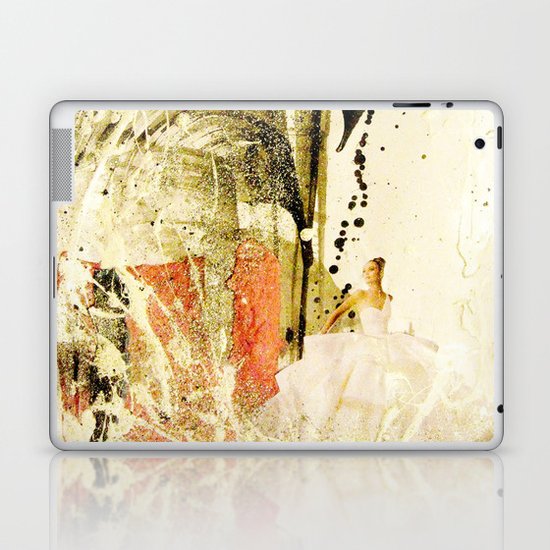 lady in white Laptop & iPad Skin