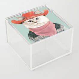 Rodeo Cat Acrylic Box