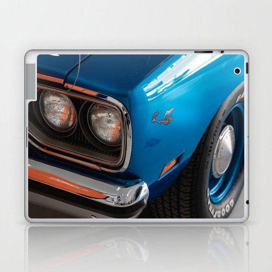 Vintage Road Runner American Classic Muscle car automobile transportation beep beep color photograph / photography poster posters Laptop & iPad Skin
