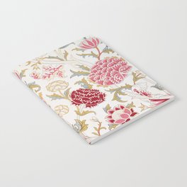 William Morris Antique Cray Floral Notebook