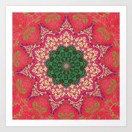 Royal Mandala 1 Art Print