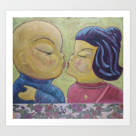 Kisu Art Print