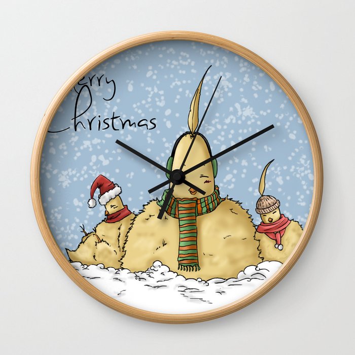 Merry Christmas!  Wall Clock