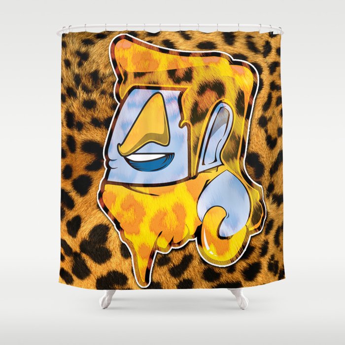 Cheetah Print Burglar Shower Curtain By Rrambirdo Society6